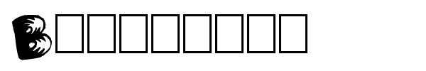 Brightoon font preview